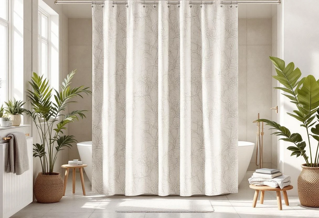 L’alliance parfaite entre praticité et élégance : le rideau de douche 90×180 cm en vedette