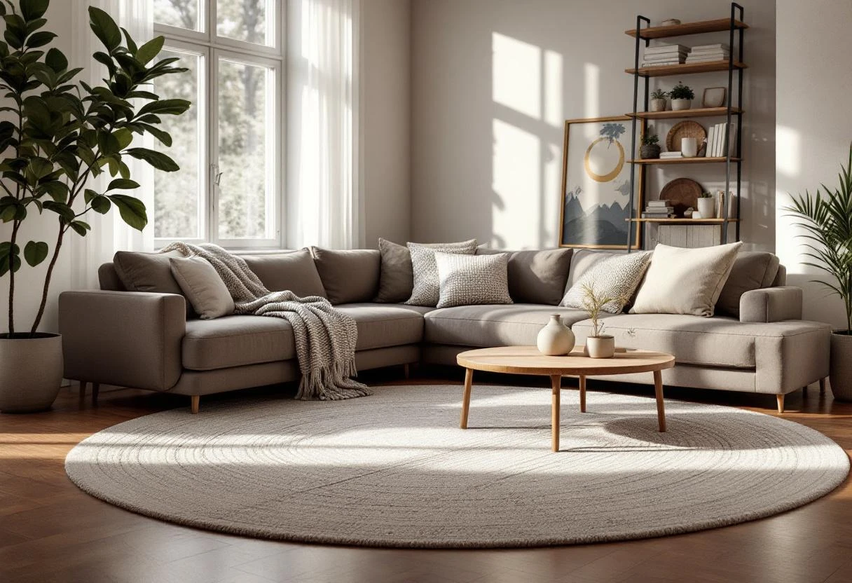 Comment choisir la bonne taille de tapis rond pour son intérieur ?