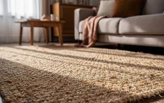 Adoptez le tapis en jute pour habiller vos sols avec style