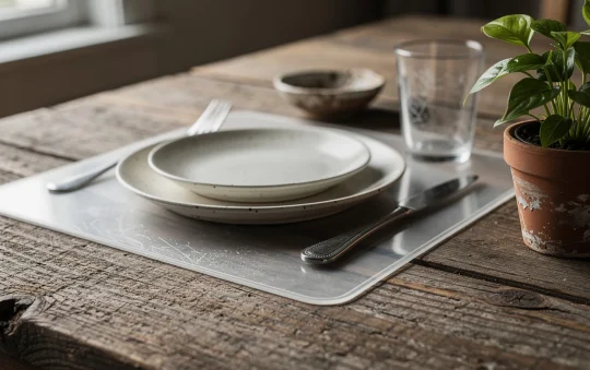 Écologique ou pratique ? Le dilemme du set de table plastique réutilisable