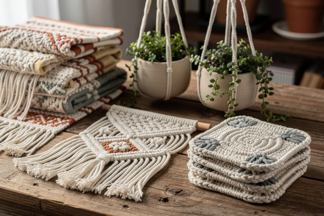 Idées cadeaux en macramé pour 2026 : créations artisanales qui plaisent à coup sûr