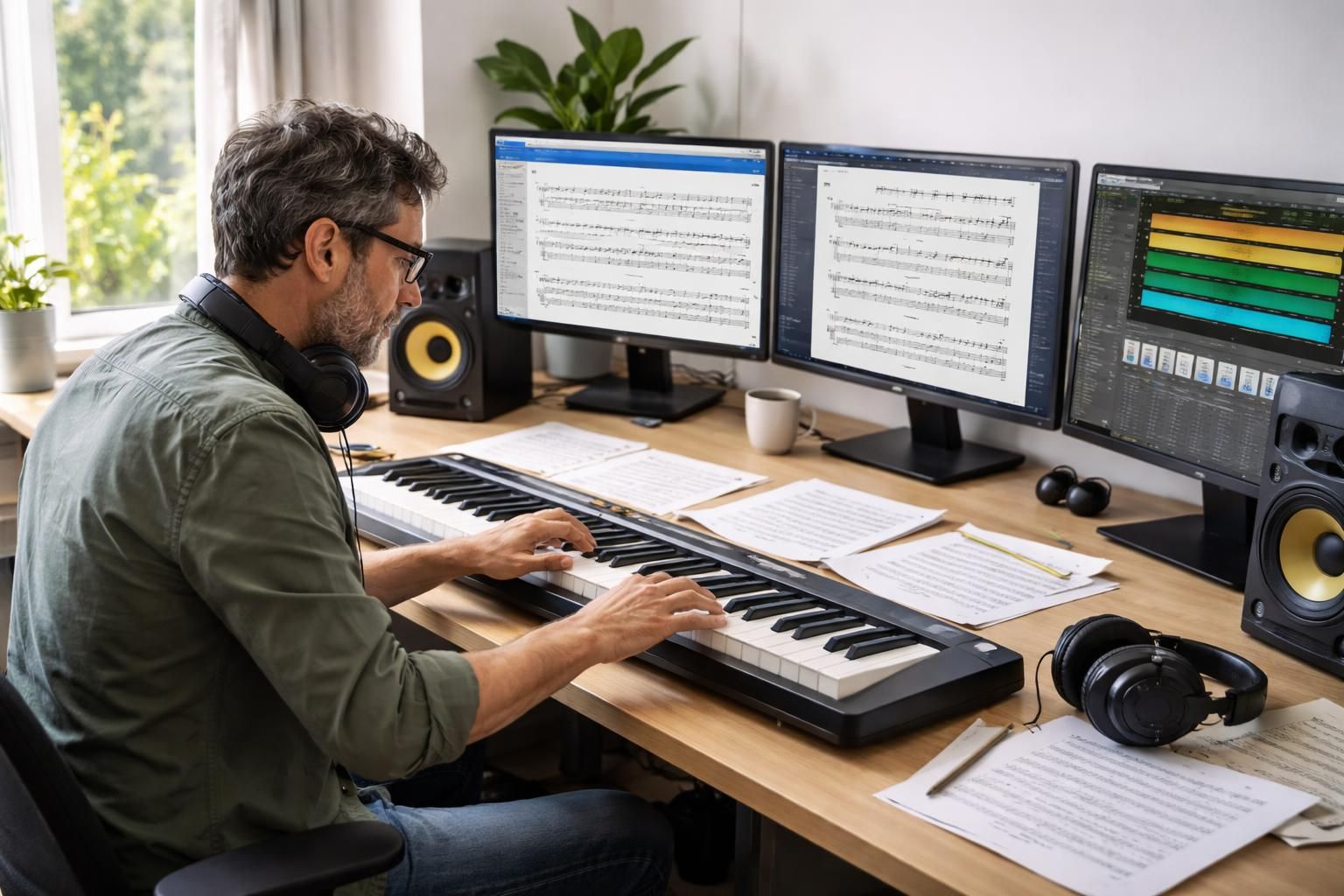 Applications pour musiciens avec MuseScore, Sibelius et GarageBand pour compositeurs professionnels