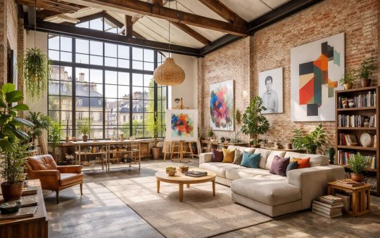 Investissement culturel dans des lofts artistiques à Belleville et Ménilmontant pour location