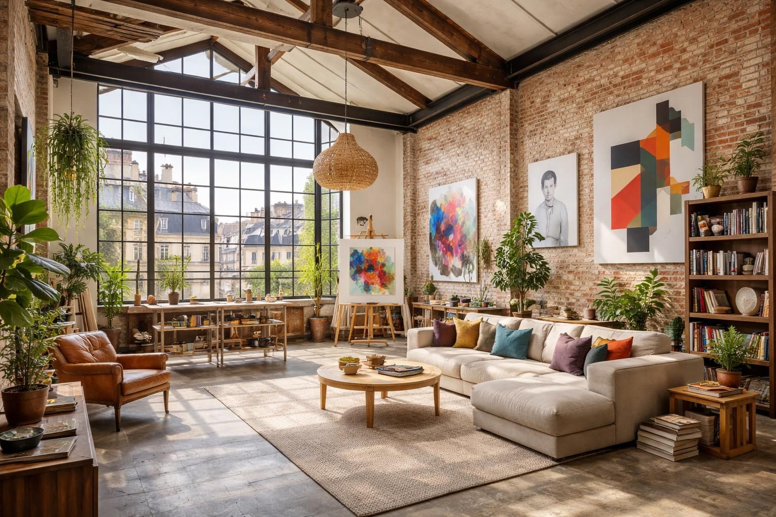 Investissement culturel dans des lofts artistiques à Belleville et Ménilmontant pour location