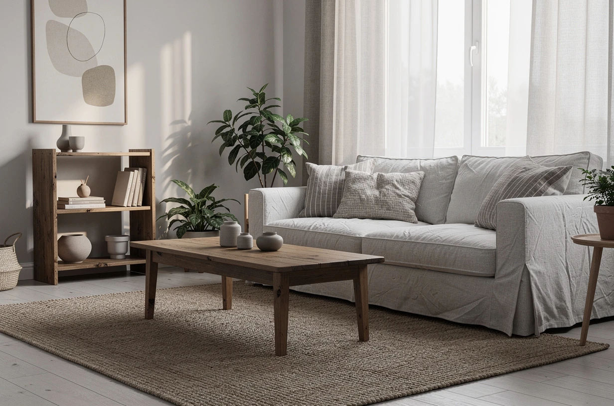 L’équilibre parfait entre simplicité et chaleur dans une décoration nordique