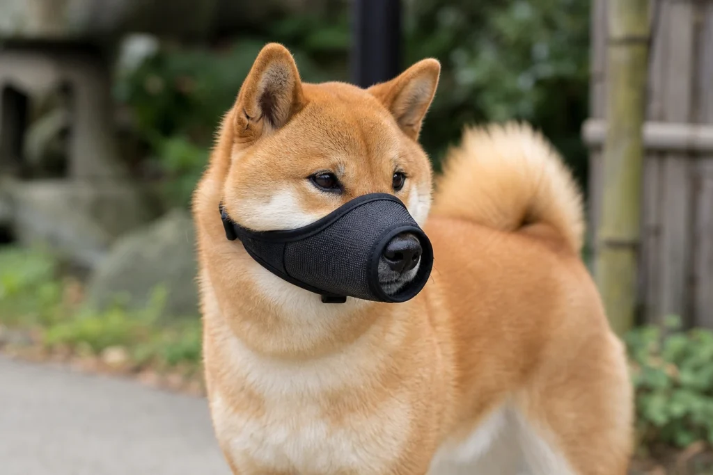 Muselière idéale pour un shiba inu : comment faire le bon choix ?