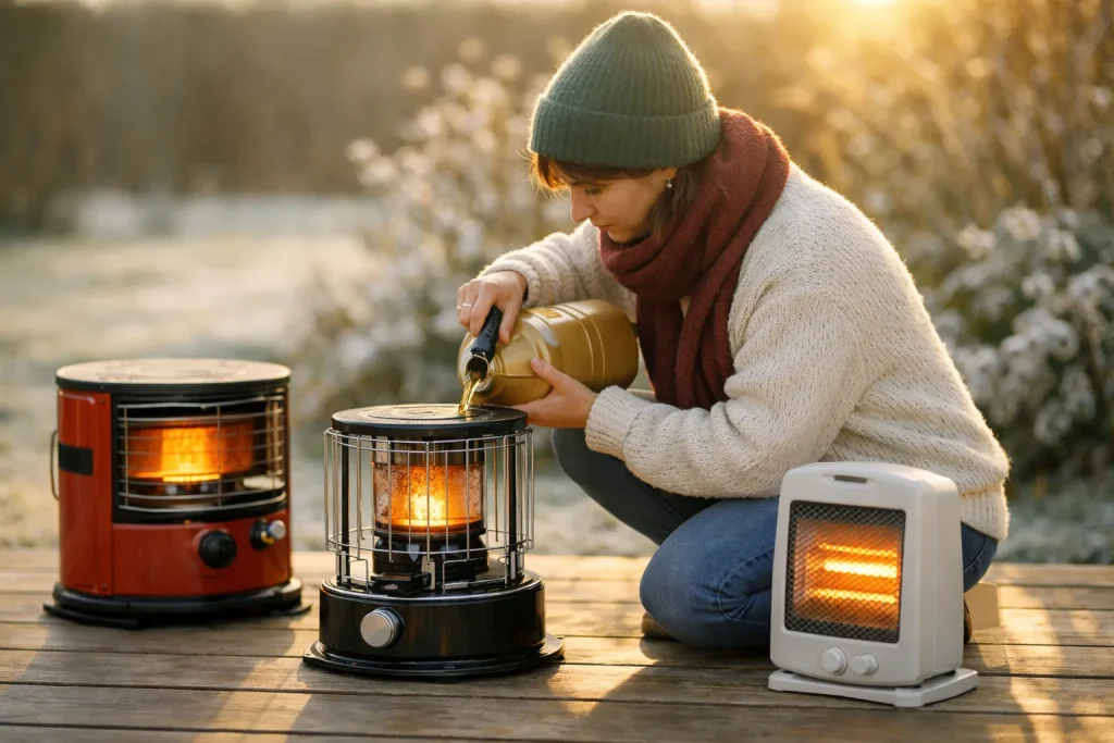 Chauffage d’appoint : pétrole, gaz, électrique, coût de l’hiver