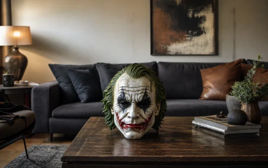 Un masque joker dans le salon : une audace pour briser les codes de la décoration classique